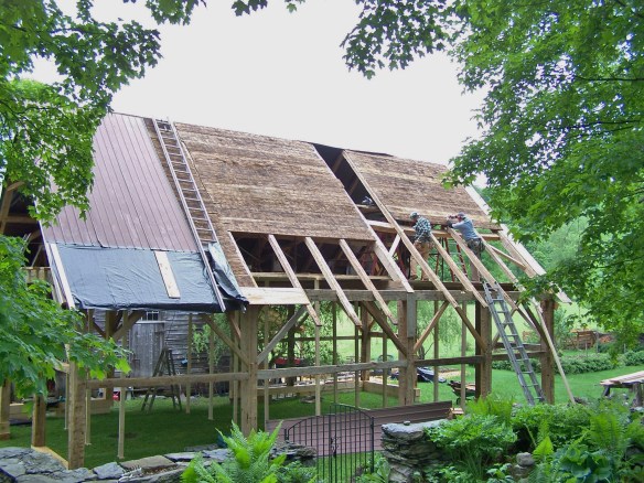 Restoration Continues on the Gunstock Timberframe | A Blog about Old ...