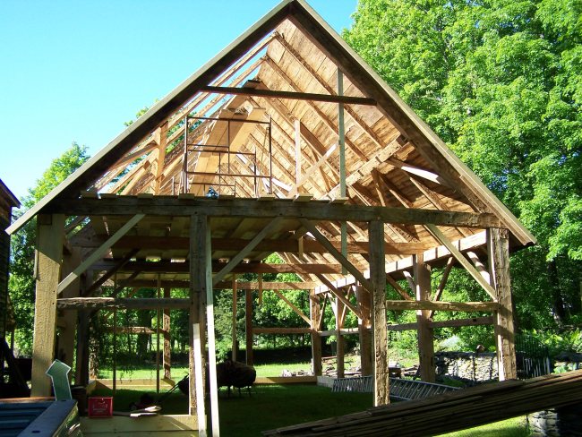 Vermont Timber Frame Restored