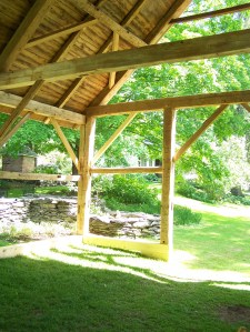 Inside the Restored Timber Frame