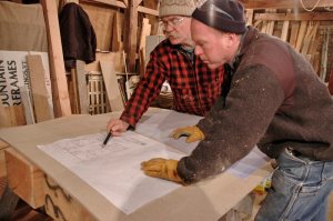 Plans for the timber frame home - katrina