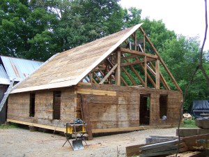 Nichols Timber Frame Log Home in Vermont