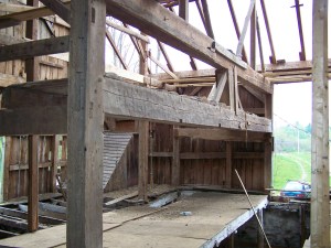 Restoring historic timber frame
