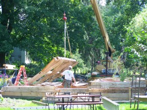 Dismantling Vermont Timber Frames