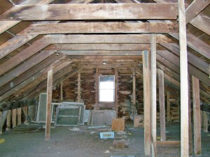 vintage post and beam barn