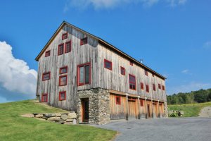 Timber frame Old Barn restored in Vermont