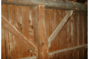 historic post and beam home