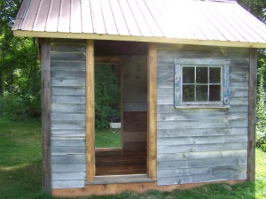 Opposing side of barn restored