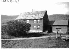 Vermont Timber frame house 1950s