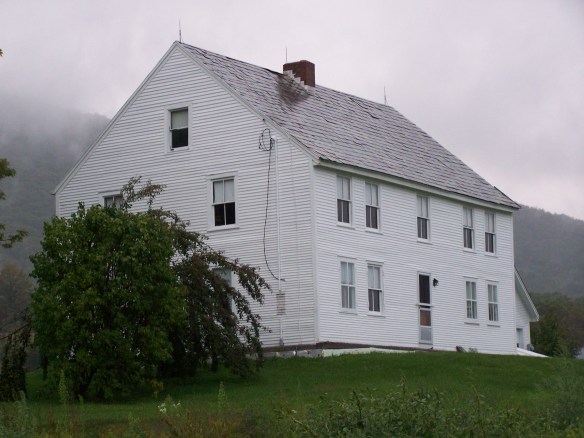 Side view of historic house