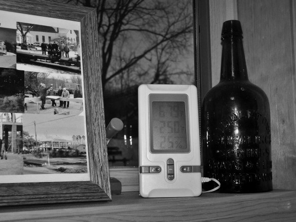 Thermometer on February 2015 Vermont Morning