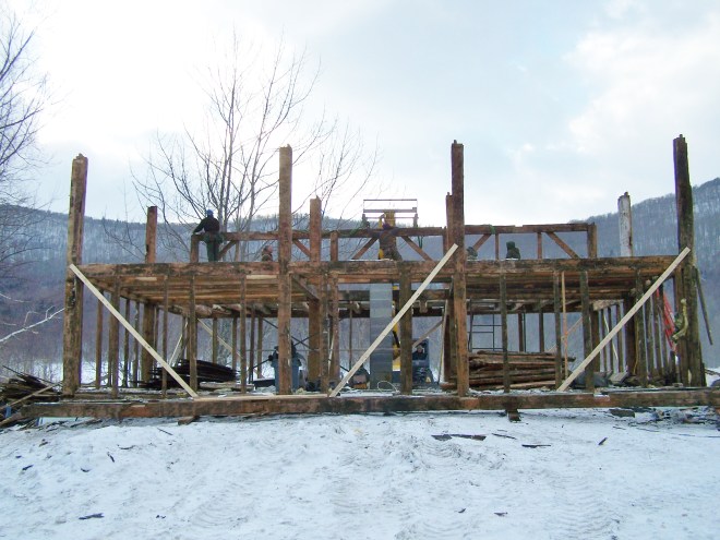 Sold Timber Frame Homes | A Blog about Old Barns ~ from Green Mountain ...