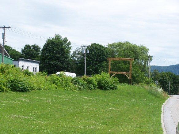 Reclaimed Wood_Green Mountain Timber Frames_wooden sign for Rutland VT Farmers market