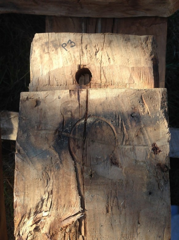 Modern Label on Tenon_Green Mountain Timber Frames_9