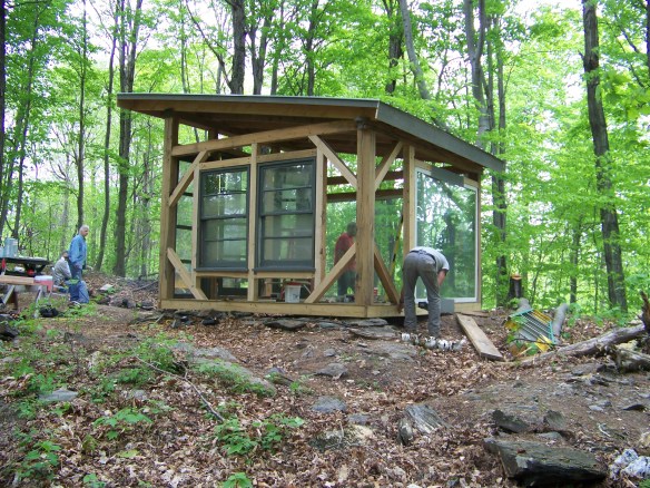 timber frame vermont glass house