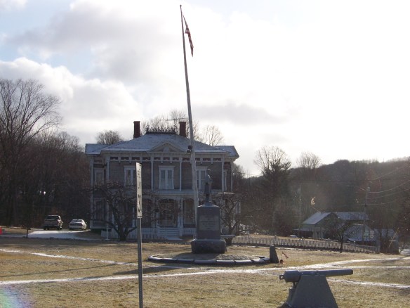 Leaning Flag Pole Construction _Green Mountain Timber Frames_Vermont