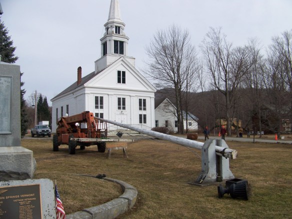 Lowered Flag Pole_Green Mountain Timber Frames_Vermont