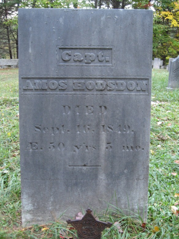 Hodsdon grave stone green mountain timber frames