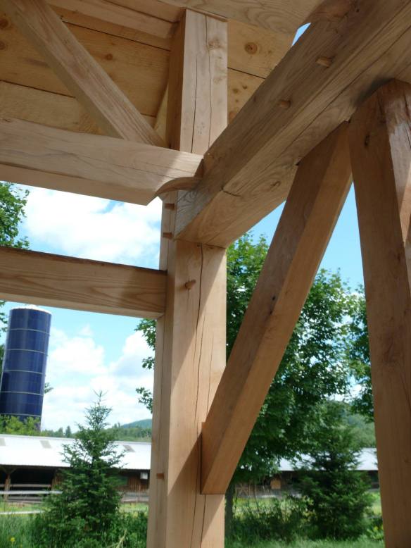 timber frame sugar house green mountain timber frames