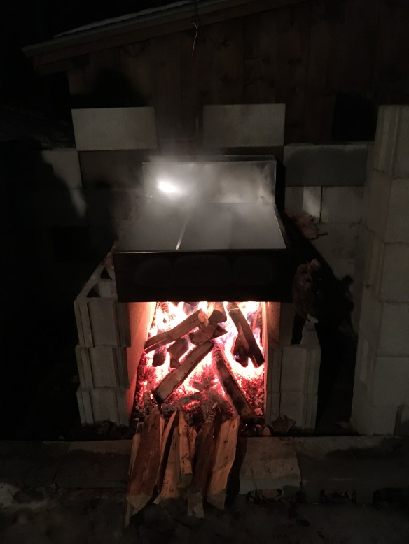 outdoor maple arch green mountain timber frames