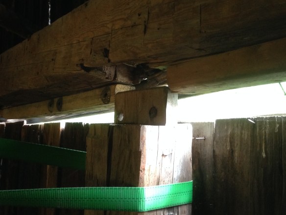 5_tenon to horizontal timber_green mountain timber frames