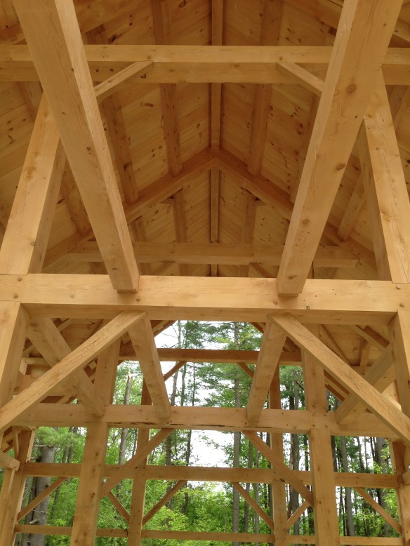 hemlock roof boards Green Mountain Timber Frames