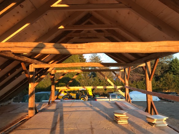 carriage barn raising_Long Island_Green Mountain Timber Frames_7 (2)