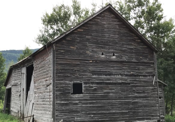 timber frame barn with barn cut outs