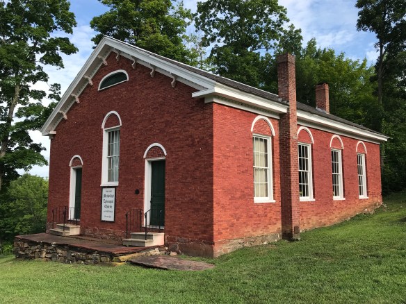Old brick church green mountain timber frames