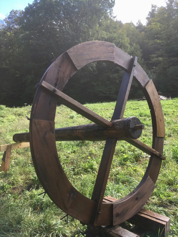 antique slaughter wheel green mountain timber frames