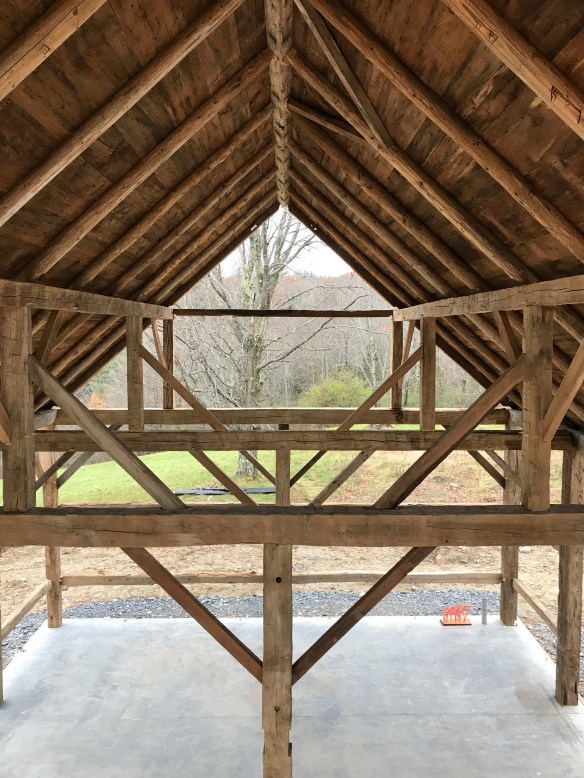 vintage barn restored queen system green mountain timber frames