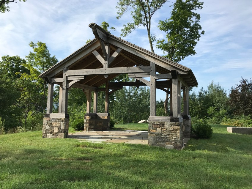 timber frame Gazebo- green mountain timber frames