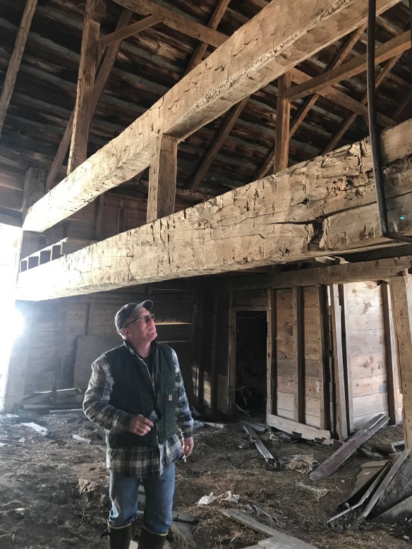 giant chestnut timber frame truss Green mountain timber frames