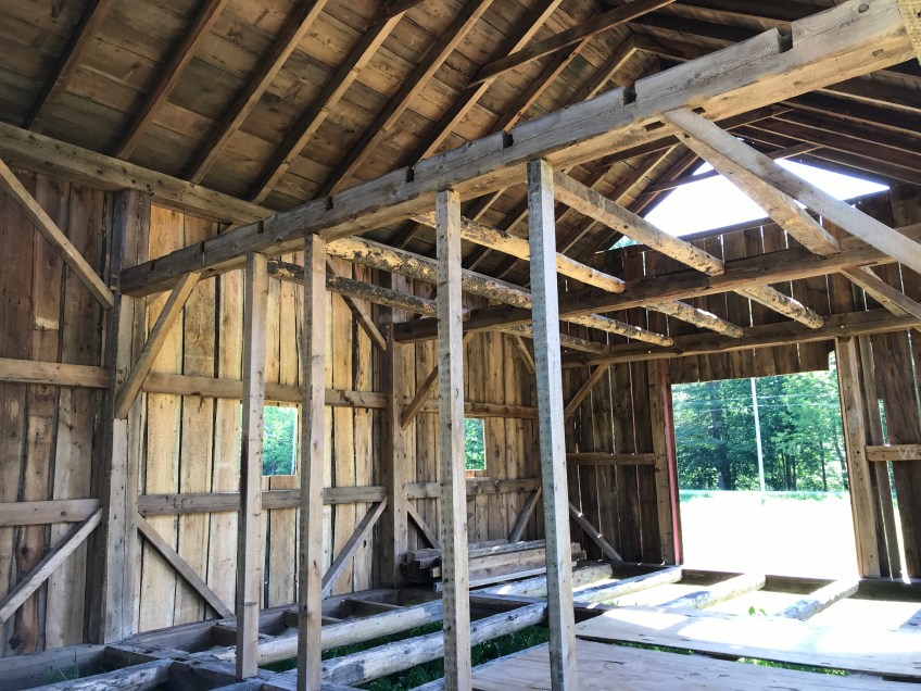 restored historic barn for sale by Green Mountain Timber Frames