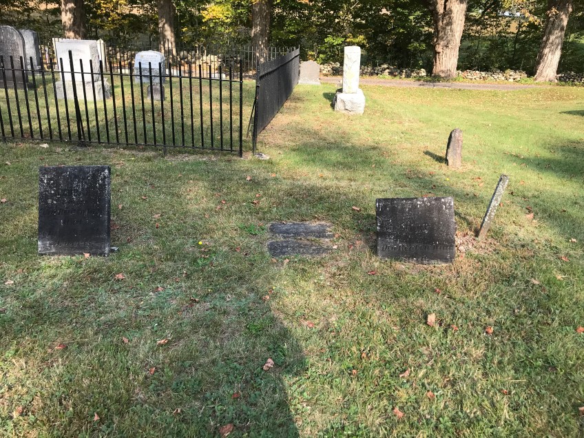 Vermont cemetery - graves of Waite family