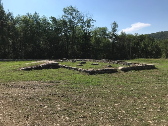 stone barn foundation Green Mountain Timber Frames